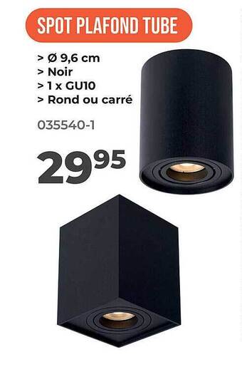 Mr Bricolage Spot plafond tube aanbieding