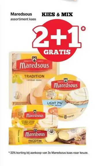 Spar Maredsous kaas aanbieding
