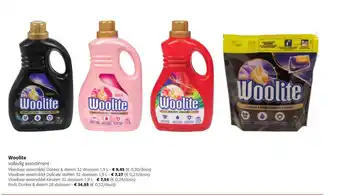 Colruyt Woolite vloeibaar wasmiddel donker & denim 32 dosissen 1.9L aanbieding