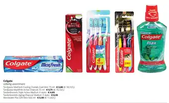 Colruyt Colgate tandpasta maxfresh cooling crystals cool mint 75ML aanbieding