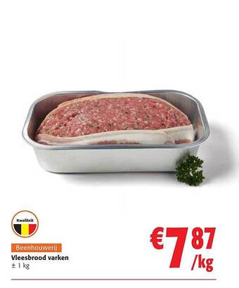 Colruyt Vleesbrood varken aanbieding