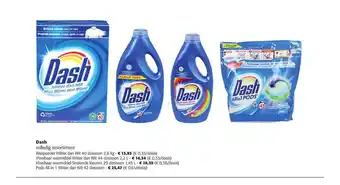 Colruyt Dash waspoeder, vloeibaar wasmiddel aanbieding