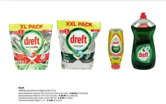 Colruyt Dreft vaatwastabletten, handafwasmiddel aanbieding