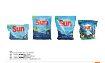 Colruyt Sun vaatwastabletten aanbieding