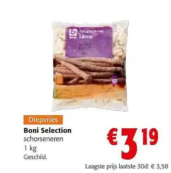 Colruyt Boni selection schorseneren aanbieding
