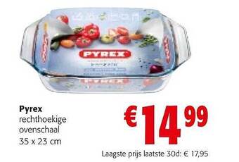 Colruyt Pyrex rechthoekige ovenschaal aanbieding