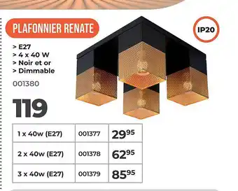 Mr Bricolage Plafonnier renate aanbieding