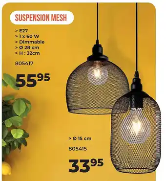 Mr Bricolage Suspension mesh aanbieding