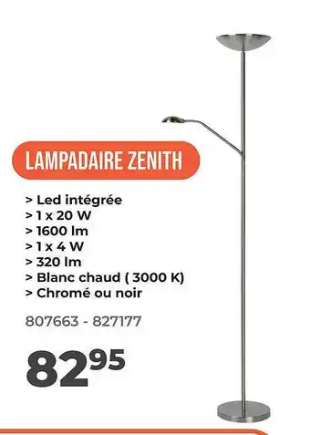 Lampadaire zenith