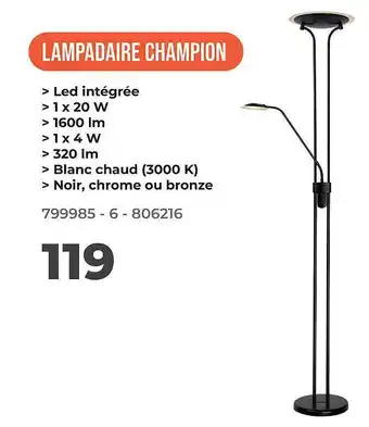 Lampadaire champion
