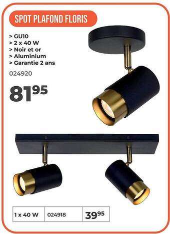 Mr Bricolage Spot plafond floris aanbieding