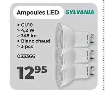 Ampoules led sylvania