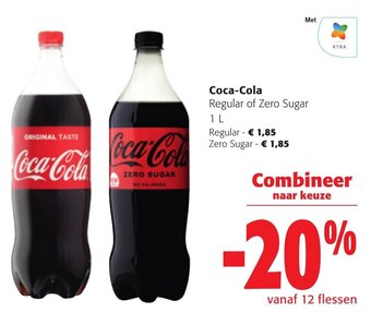 Colruyt Coca-Cola regular 1L aanbieding