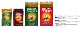 Colruyt Douwe Egberts moka royal gemalen koffie 250G aanbieding