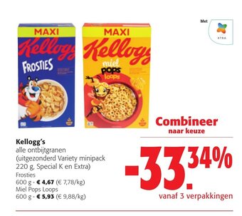 Colruyt Kellogg's frosties 600g aanbieding
