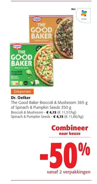 Colruyt Dr. Oetker broccoli & mushroom aanbieding