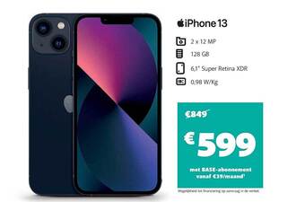 Base Iphone 13 aanbieding