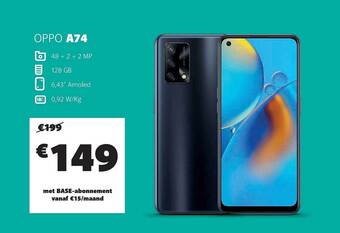 Base Oppo a74 aanbieding