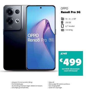 Base Oppo reno8 pro 5g aanbieding