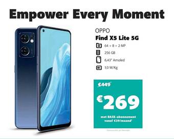 Base Oppo find x5 lite 5g aanbieding