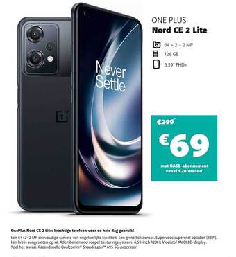 Base One plus nord ce 2 lite aanbieding