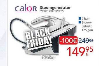Eldi Calor stoomgenerator aanbieding