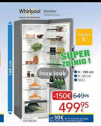 Eldi Whirlpool koeler aanbieding