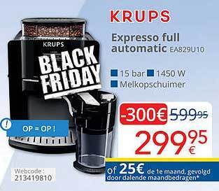 Eldi Krups espresso full automatic aanbieding