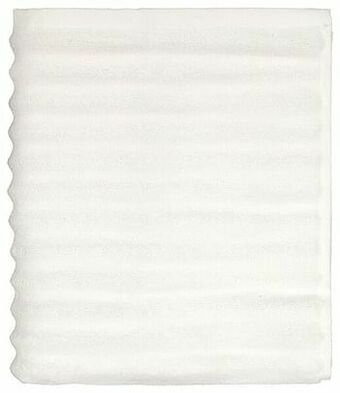HEMA HEMA Badmat 50x85 Streep Wit aanbieding
