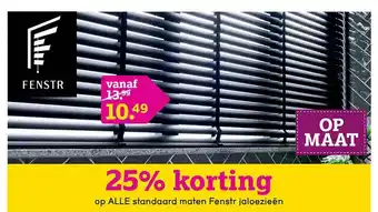 Leen Bakker Standaard maten fenstr jaloezieёn aanbieding