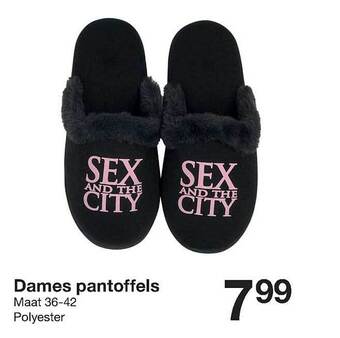Zeeman Dames pantoffels aanbieding