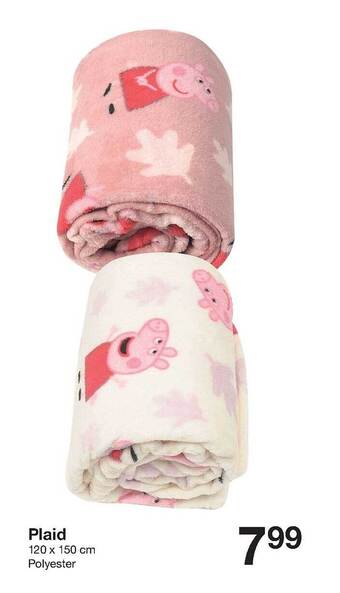 Zeeman Plaid aanbieding