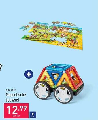 ALDI Playland magnetische bouwset aanbieding