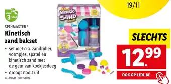 Lidl Spin Master kinetisch zand bakset nr. 420618 aanbieding