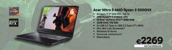 CompuDeals Acer nitro 5 AMD ryzen 9 5900HX aanbieding