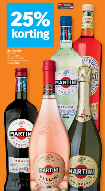 Albert Heijn Alle Martini aanbieding