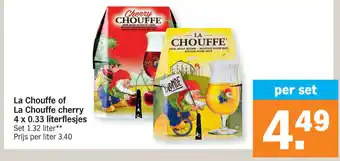 La Chouffe of La Chouffe cherry 4 x 0.33 literflesjes