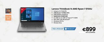 CompuDeals Lenovo thinkbook 14 AMD ryzen 7 5700U aanbieding