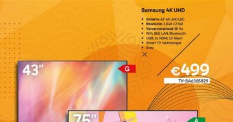 CompuDeals Samsung 4K UHD aanbieding