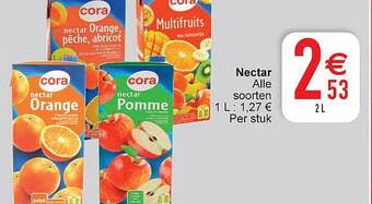 Cora Nectar aanbieding