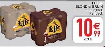 Cora Leffe blond of bruin aanbieding