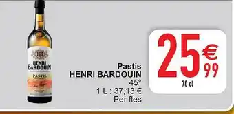 Cora Pastis henri bardouin aanbieding