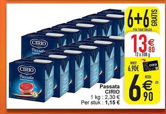 Cora Passata cirio aanbieding