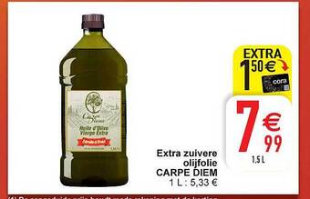 Cora Extra zuivere olijfolie carpe diem aanbieding