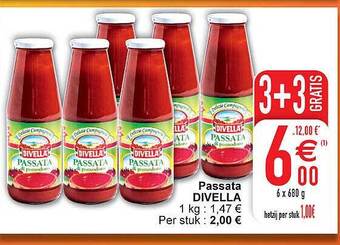 Cora Passata divella aanbieding