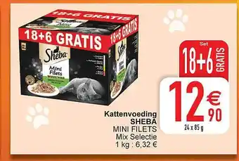 Cora Kattenvoeding sheba mini filets aanbieding