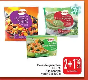 Cora Bereide groenten aanbieding