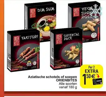 Cora Aziatische schotels of soepen orienbites aanbieding
