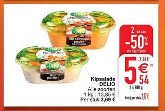 Cora Kipsalade délio aanbieding