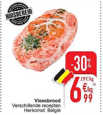 Cora Vleesbrood aanbieding